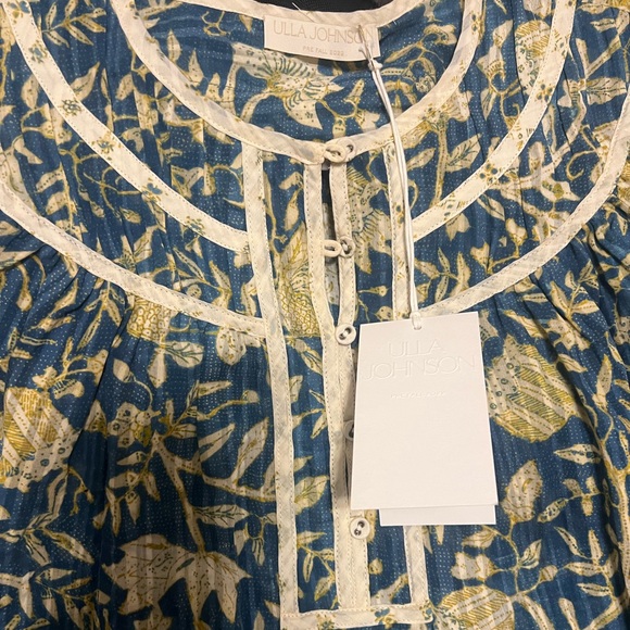 ULLA JOHNSON Kirana Lanai Blouse Top - Picture 9 of 11